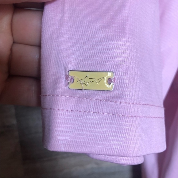 Greg Norman Pink Golf Polo Play Dry Shirt Large - Picture 3 of 7